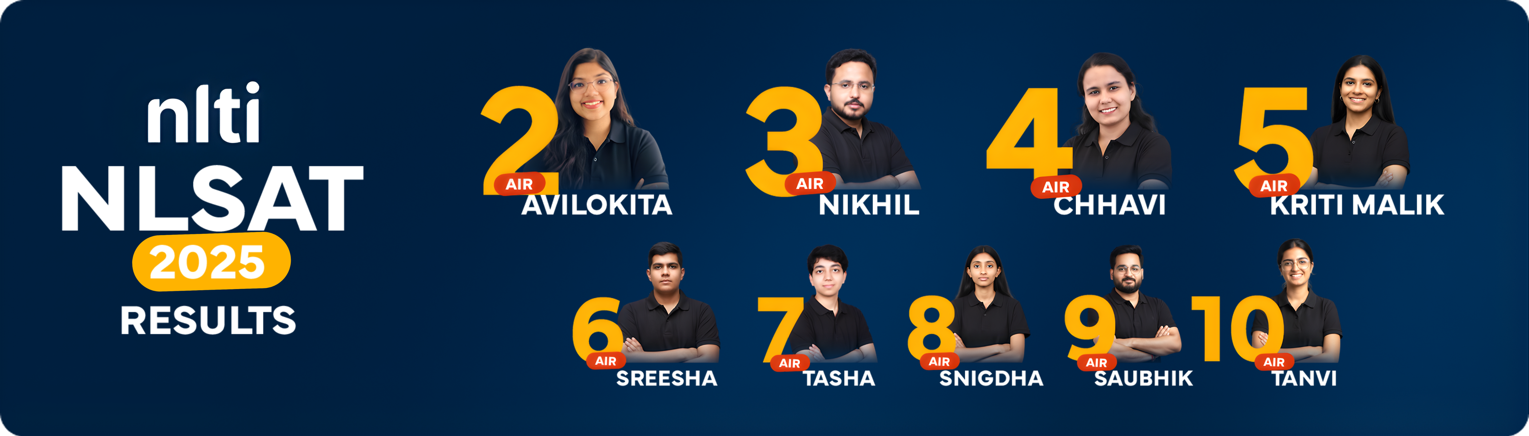 NLSAT 2025 Toppers